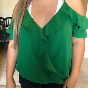 Off the shoulder tank